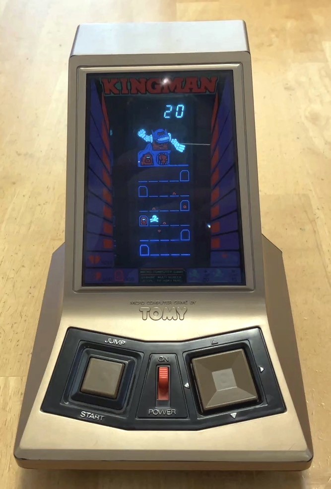 Tomy Kingman LSI Game FL Display Buttons Included Box Instruction Manual