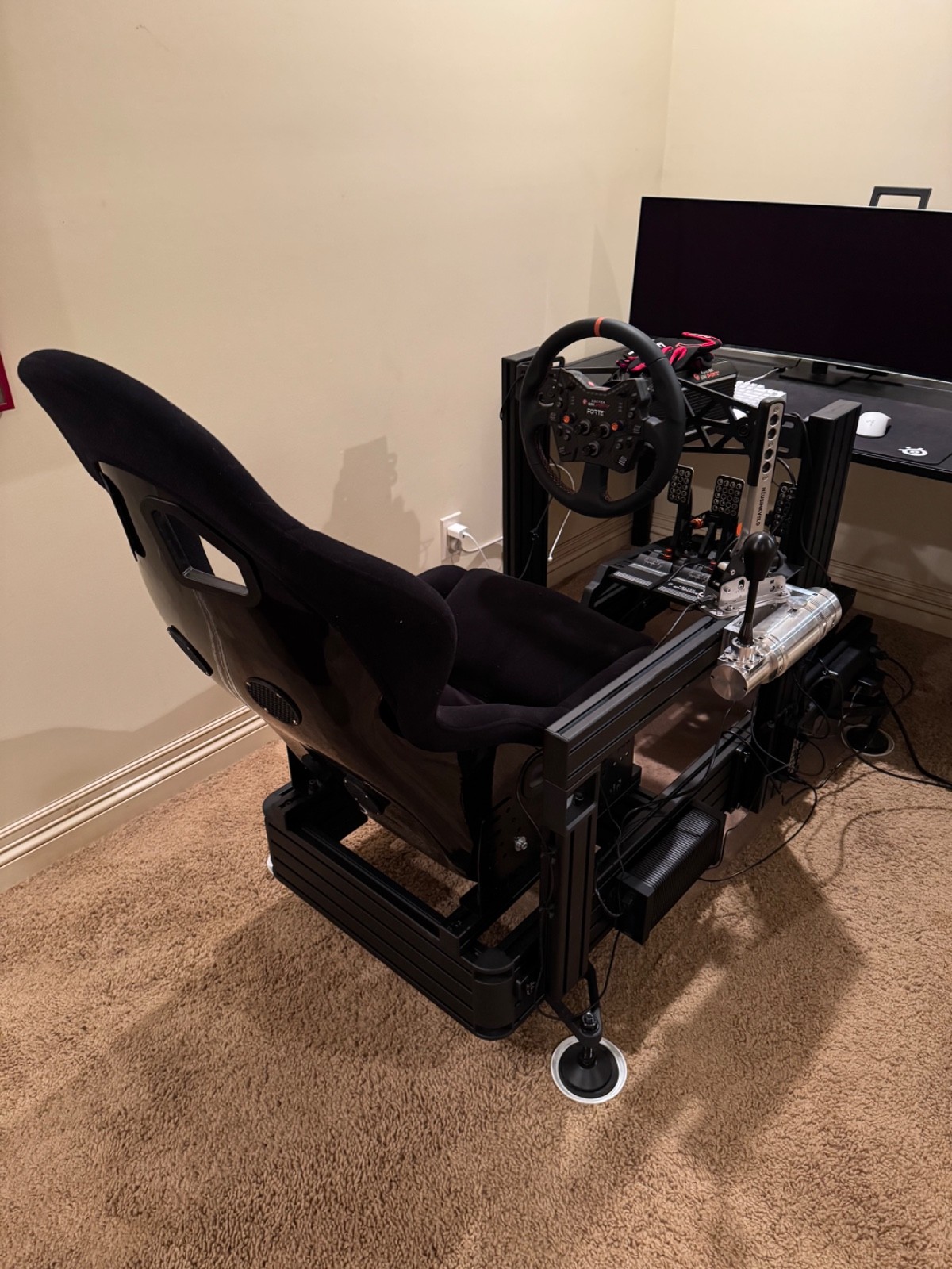 Turnkey Racing Simulator – Asetek, Sim-Lab, O-Rouge, & Other High End Gear