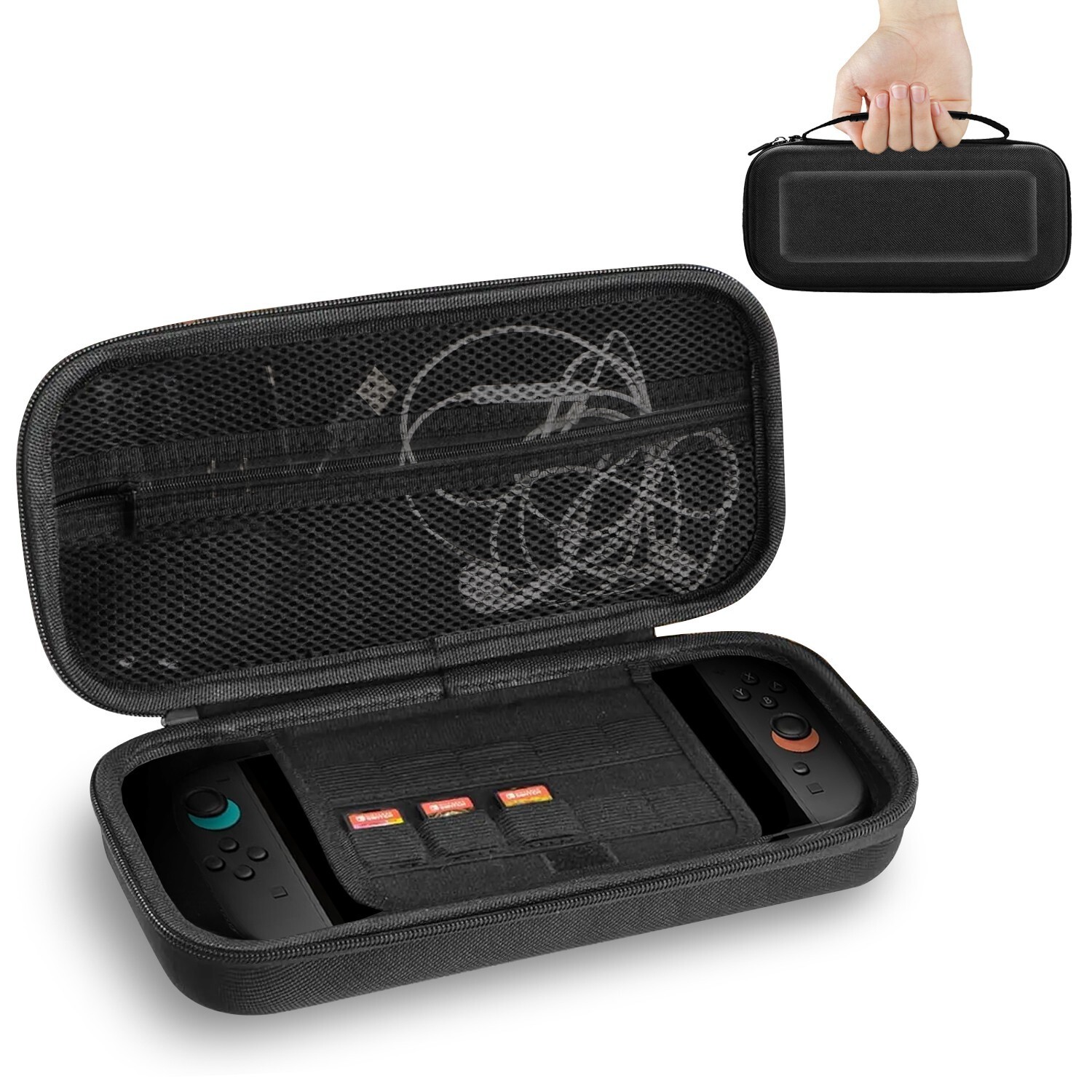 Carrying Case for Nintendo Switch 2 (2025) Rugged Protective Travel Bag Cover