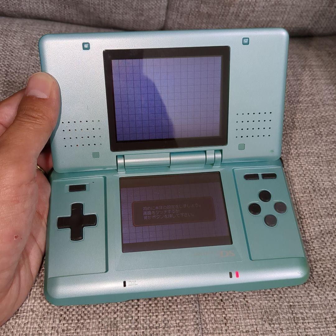 Nintendo DS Turquoise Blue Console Tested Working Region Free DS System