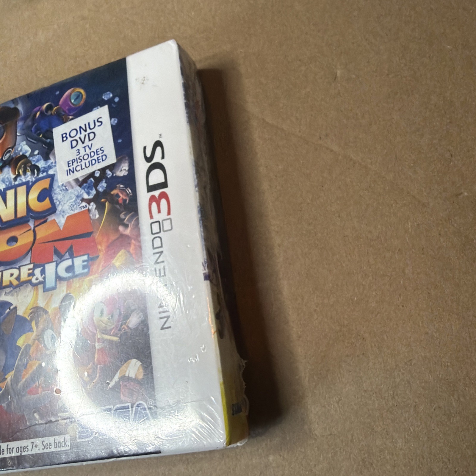 Sonic Boom Fire and Ice – Launch Edition – With Bonus DVD – 3DS NEW In Box