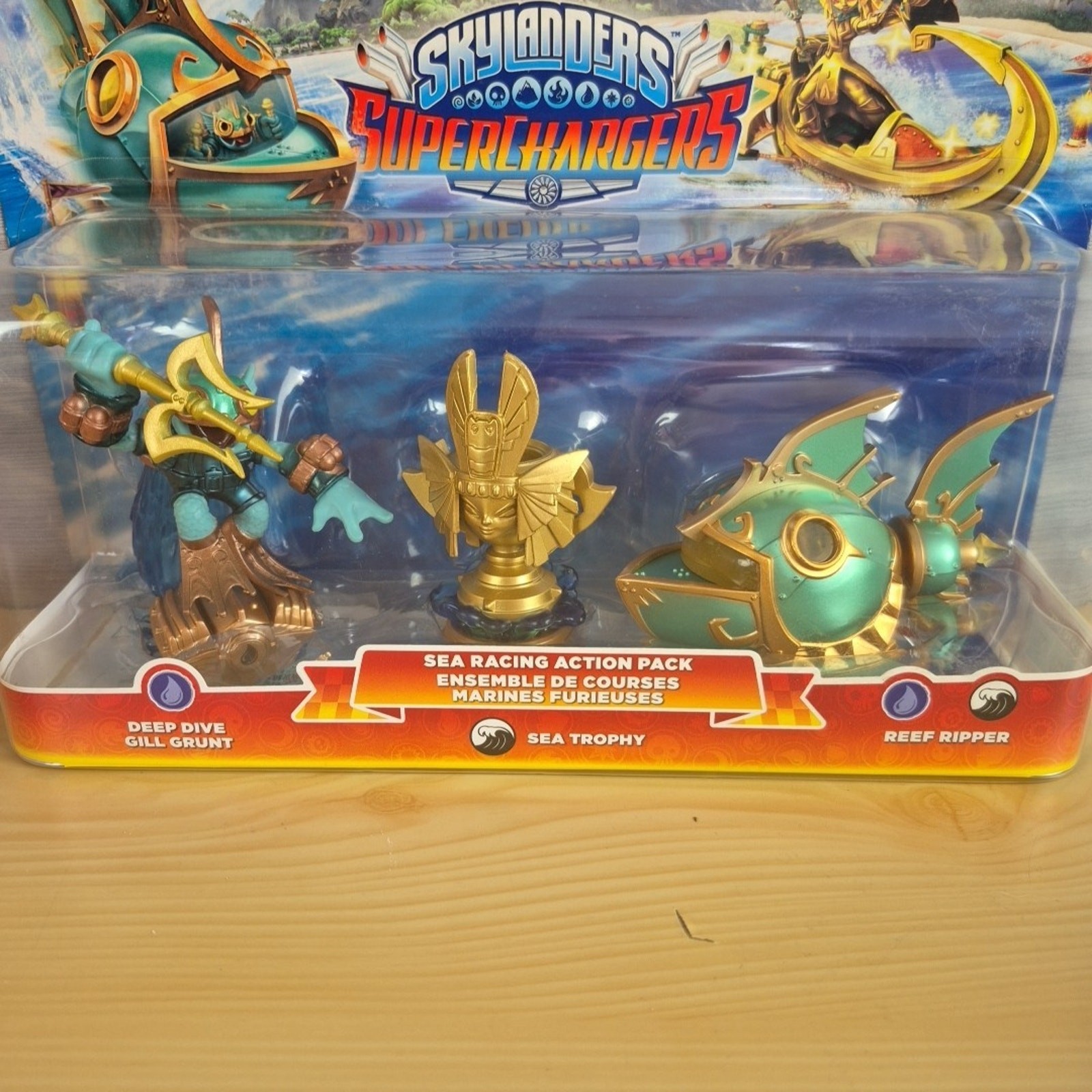 Skylanders Superchargers Racing Sea Racing Action Pack Sea Trophy Reef Deep Dive