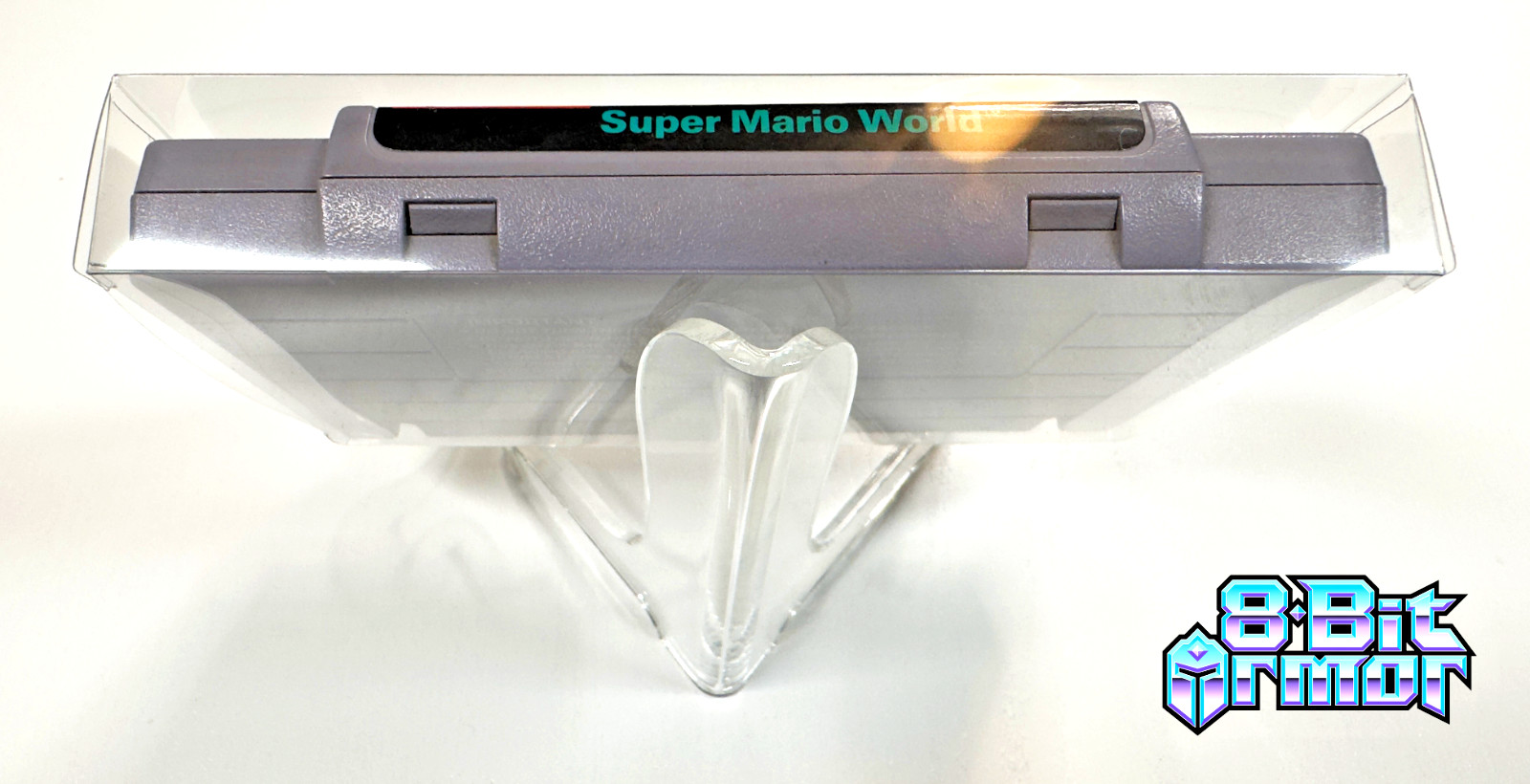 10 Cartridge Protectors for Super Nintendo SNES Cart Game Clear Display Case