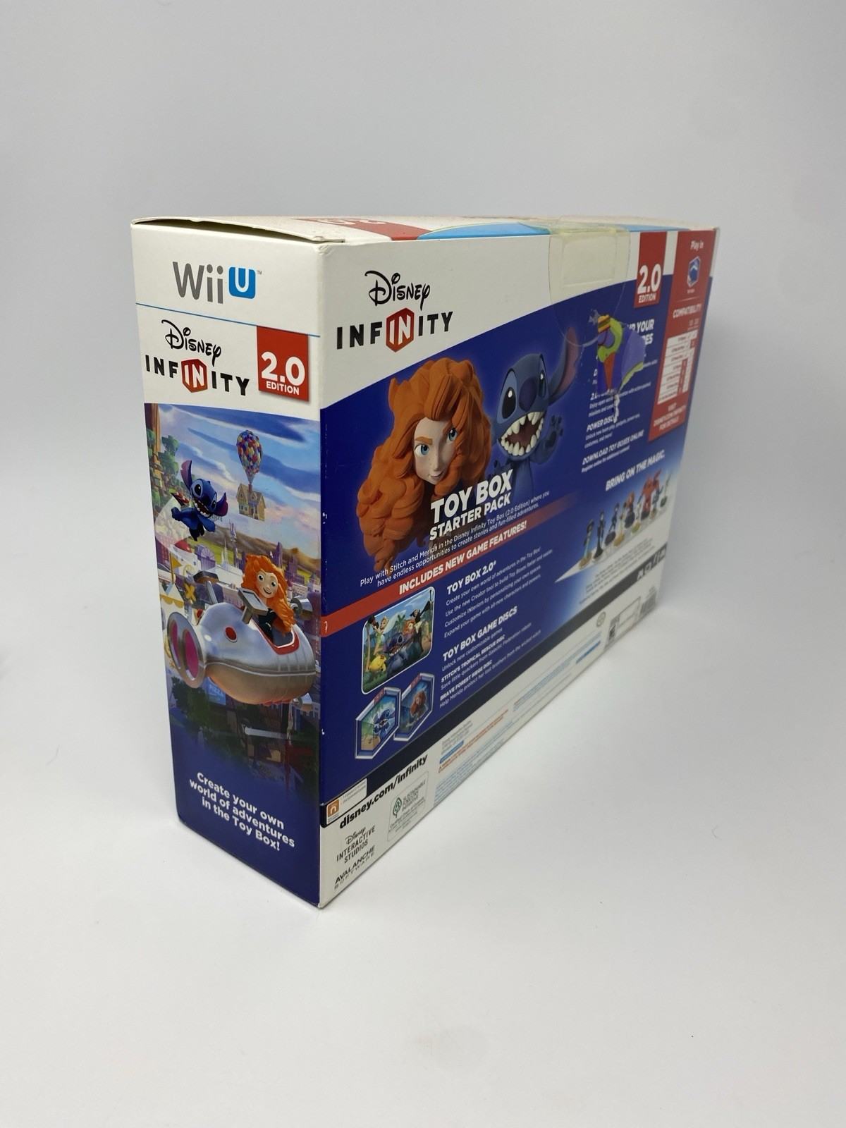Disney Infinity 2.0 Toy Box Starter Pack (Nintendo Wii U) Merida Stitch Figures