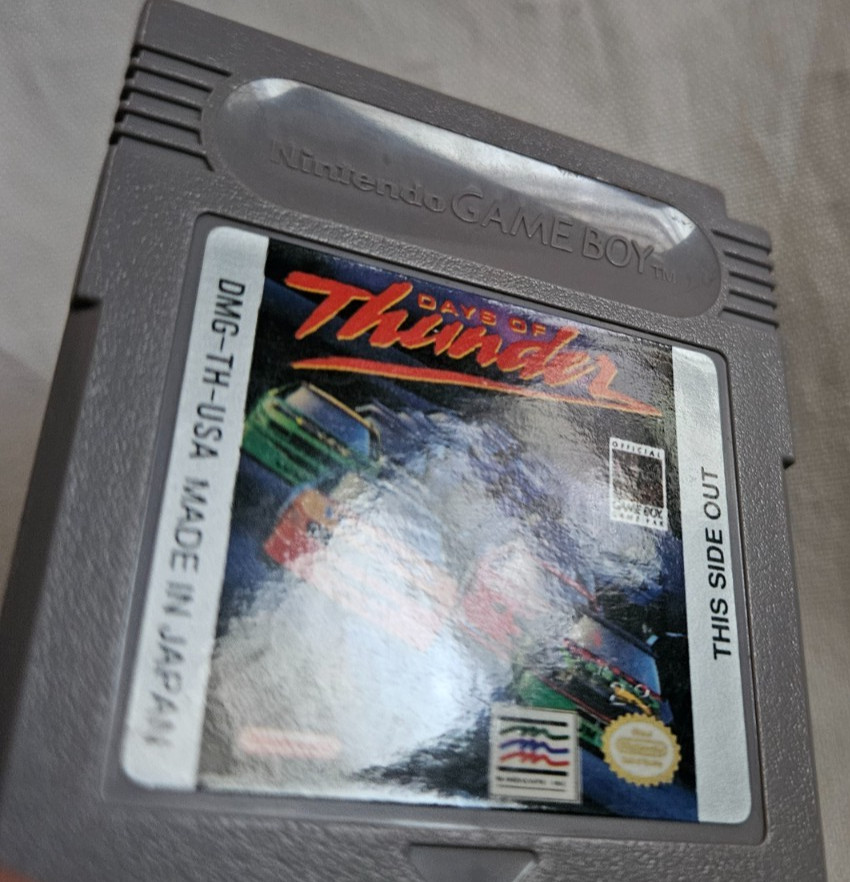 Days of Thunder Cartridge Only Authentic Nintendo Game Boy USA 1992 GameBoy