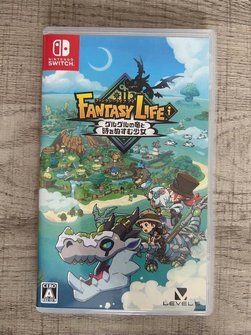 Fantasy Life i Nintendo Switch Game Time Thief Girl Dragon Japan Version FS good