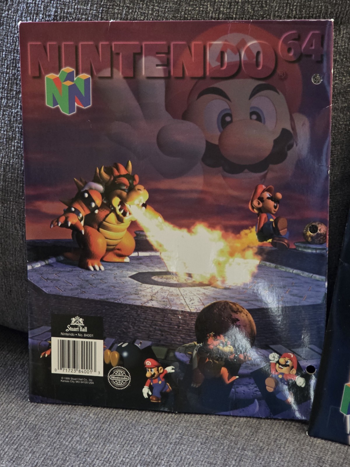 Vintage Nintendo 64 Folders Lot – Mario 64, Yoshi, Star Fox – 90s N64