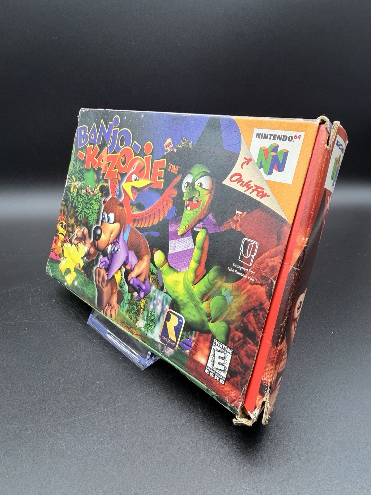 Banjo-Kazooie (Nintendo 64, 1998) Box Manual Complete CIB N64 Tested