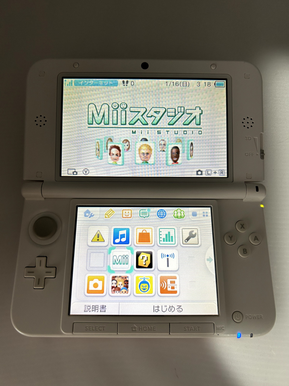 [S-rank] Nintendo 3DS LL XL console Luigi 30th Anniversary with Charger/Stylus
