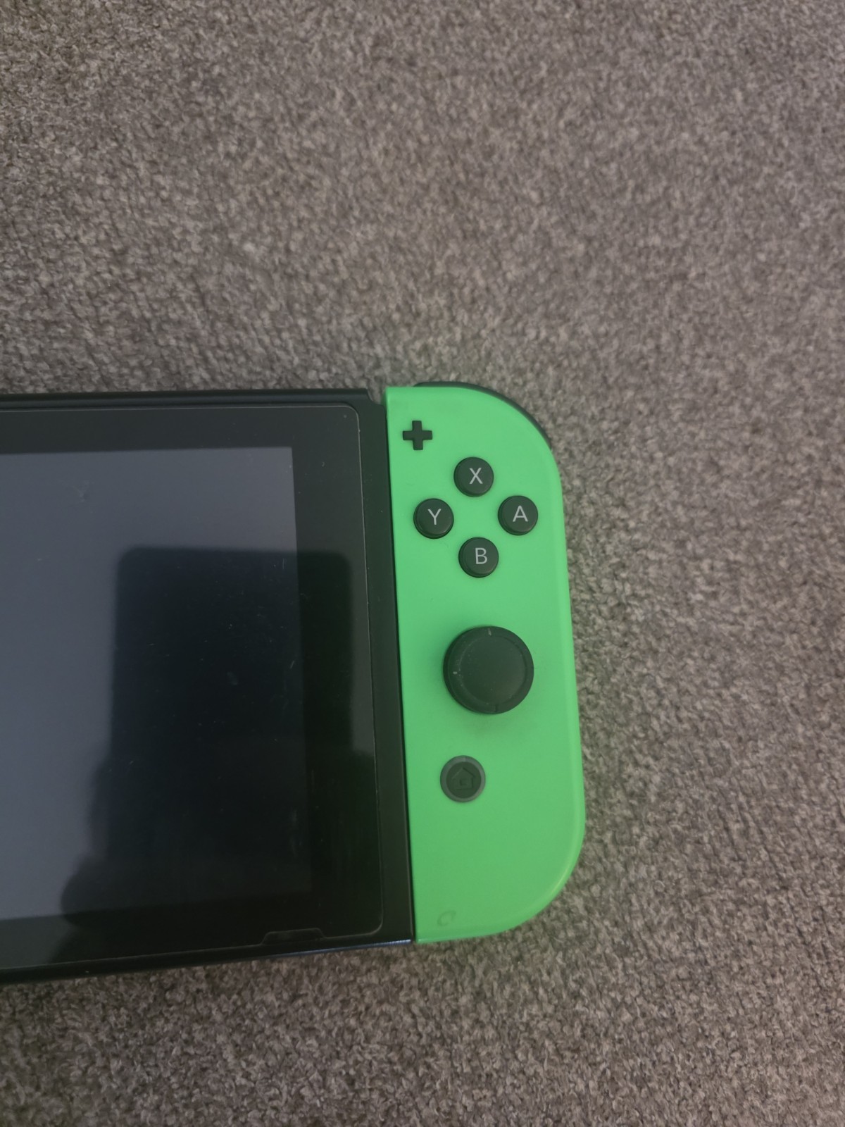 Nintendo Switch HAC-001(-01) V2 Console Neon Blue/Green Tested Working Joy-Cons