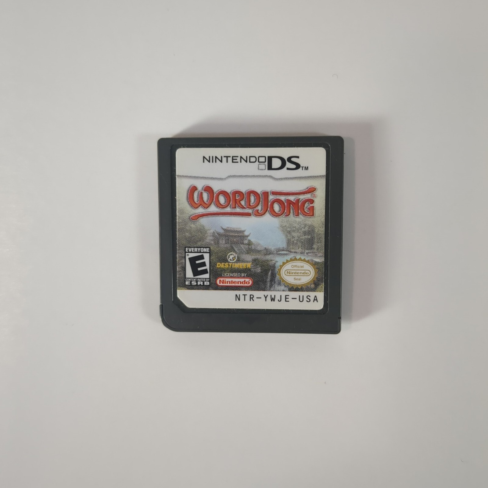 Word Jong Nintendo DS Official Cartridge – CARTRIDGE ONLY NO CASE GAME ONLY