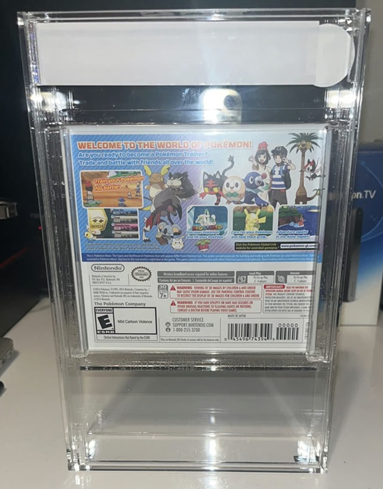 Pokémon Moon Nintendo 3DS Sealed IGS Graded 10 / 9.5 Epic Gem