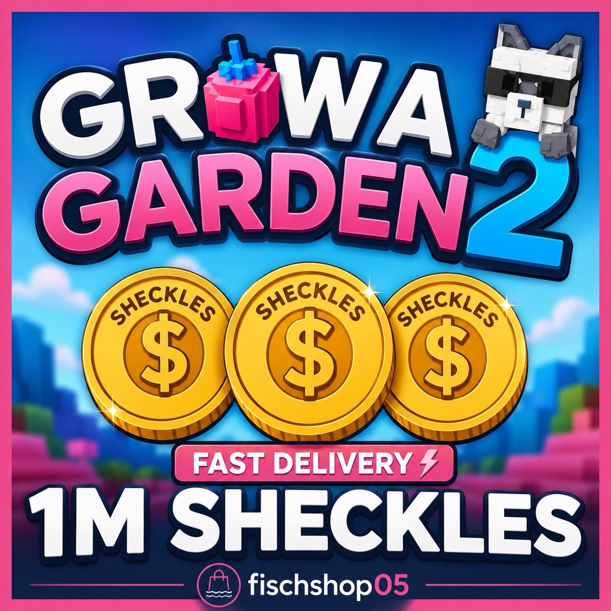 🔥Grow a Garden 2 Roblox✨ 1m Sheckles | Fast & Easy