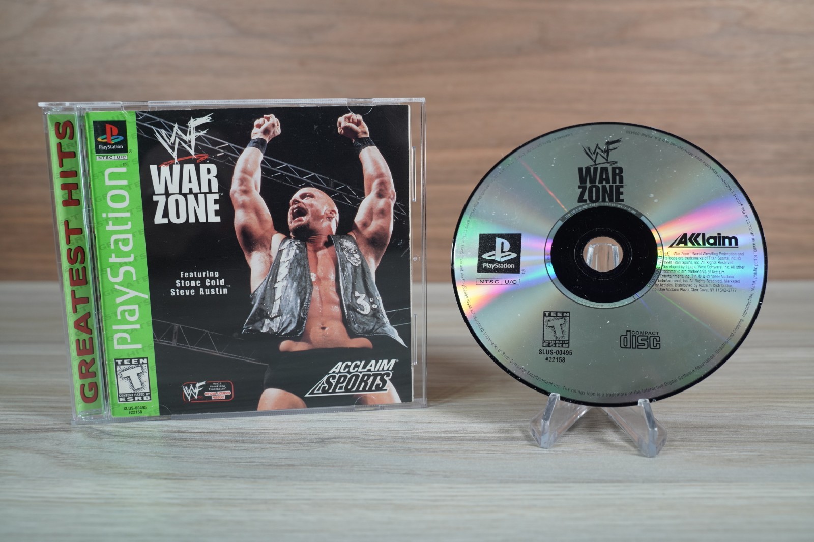 WWF War Zone Warzone (PlayStation 1 PS1) CIB COMPLETE & TESTED