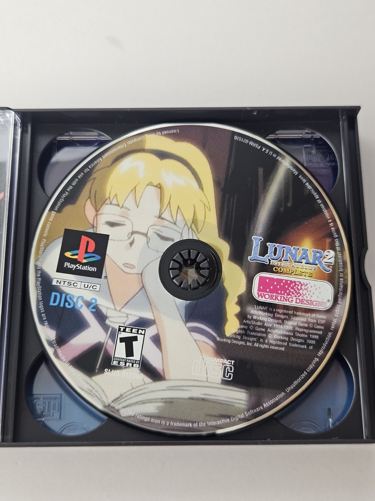 Lunar 2: Eternal Blue Complete (PlayStation 1, 2000) CIB Complete In Box