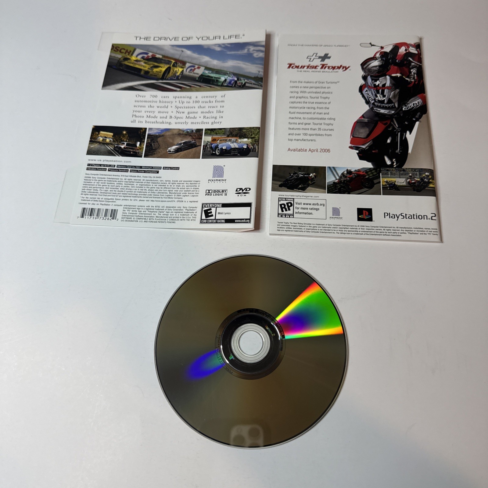 Gran Turismo 4 (Sony PlayStation 2, 2005) Disc, Manual & Artwork Only TESTED