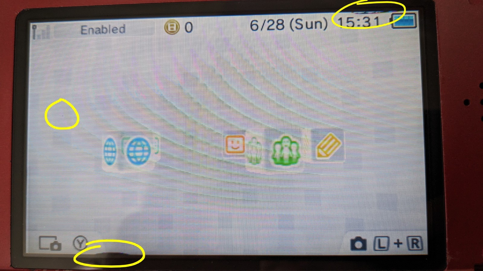 Nintendo New 3DS XL Red – Used w/ Charger – Read