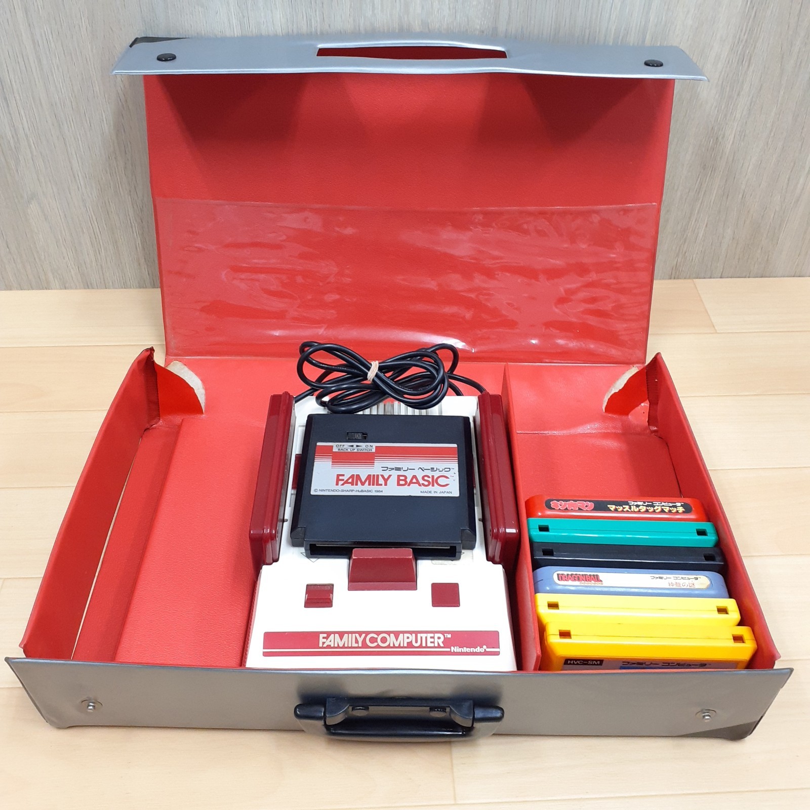Nintendo Family Basic Keyboard boxed Famicom Console Storage Case S. Mario Bros