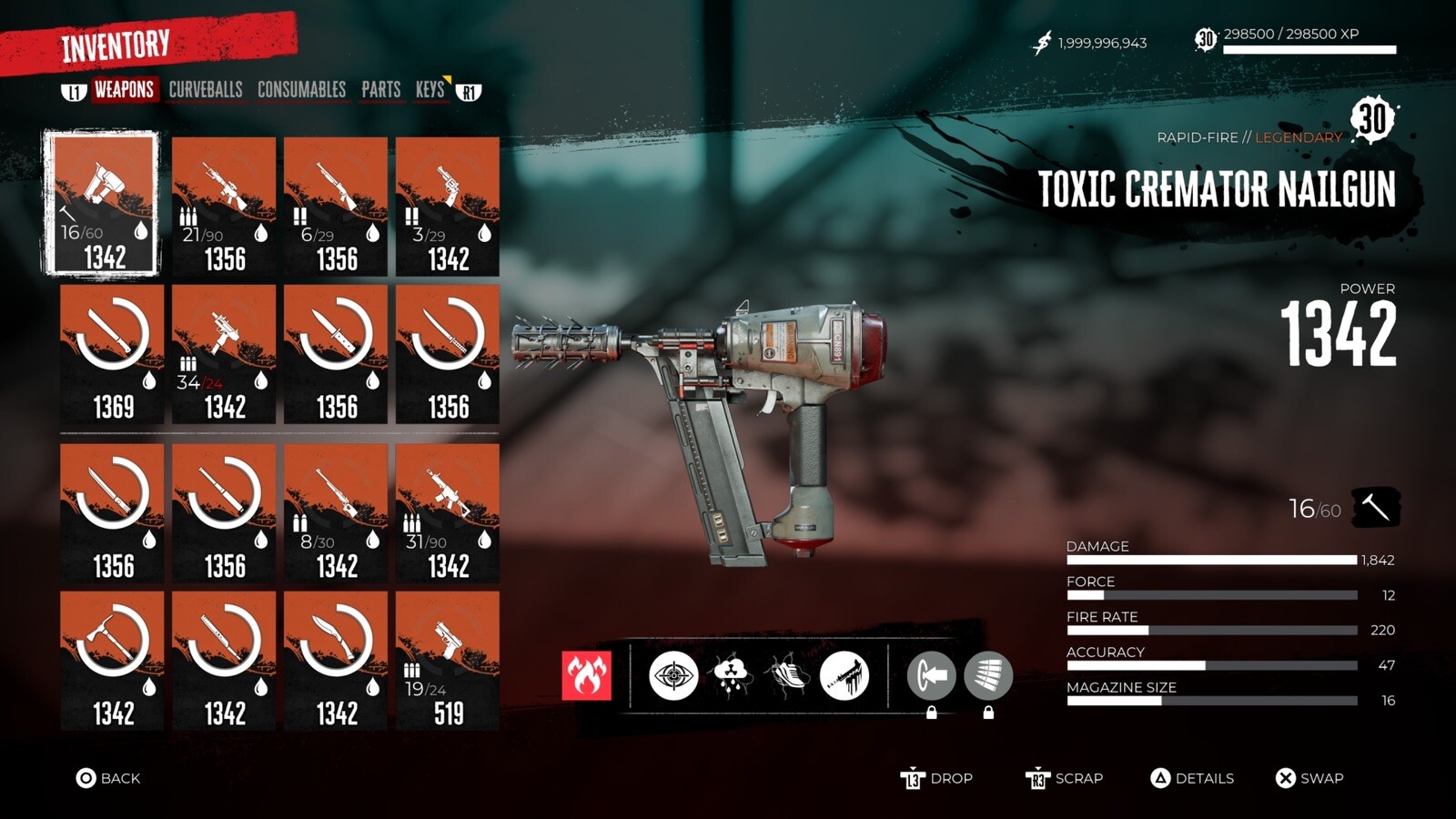 DEAD ISLAND 2| LEGENDARY WEAPON DROPS 55+ Weapons Lvl 30 PS4/PS5⚡Quick Delivery⚡