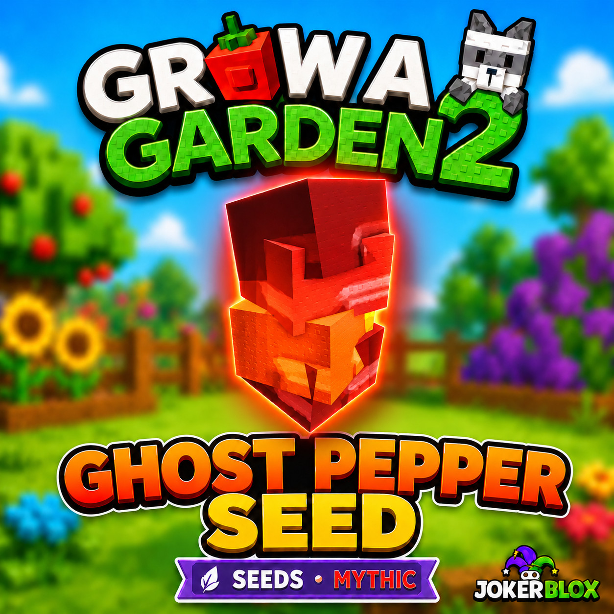🪴Grow a Garden 2 | Ghost Pepper Seed | GAG2 Fast & Cheap