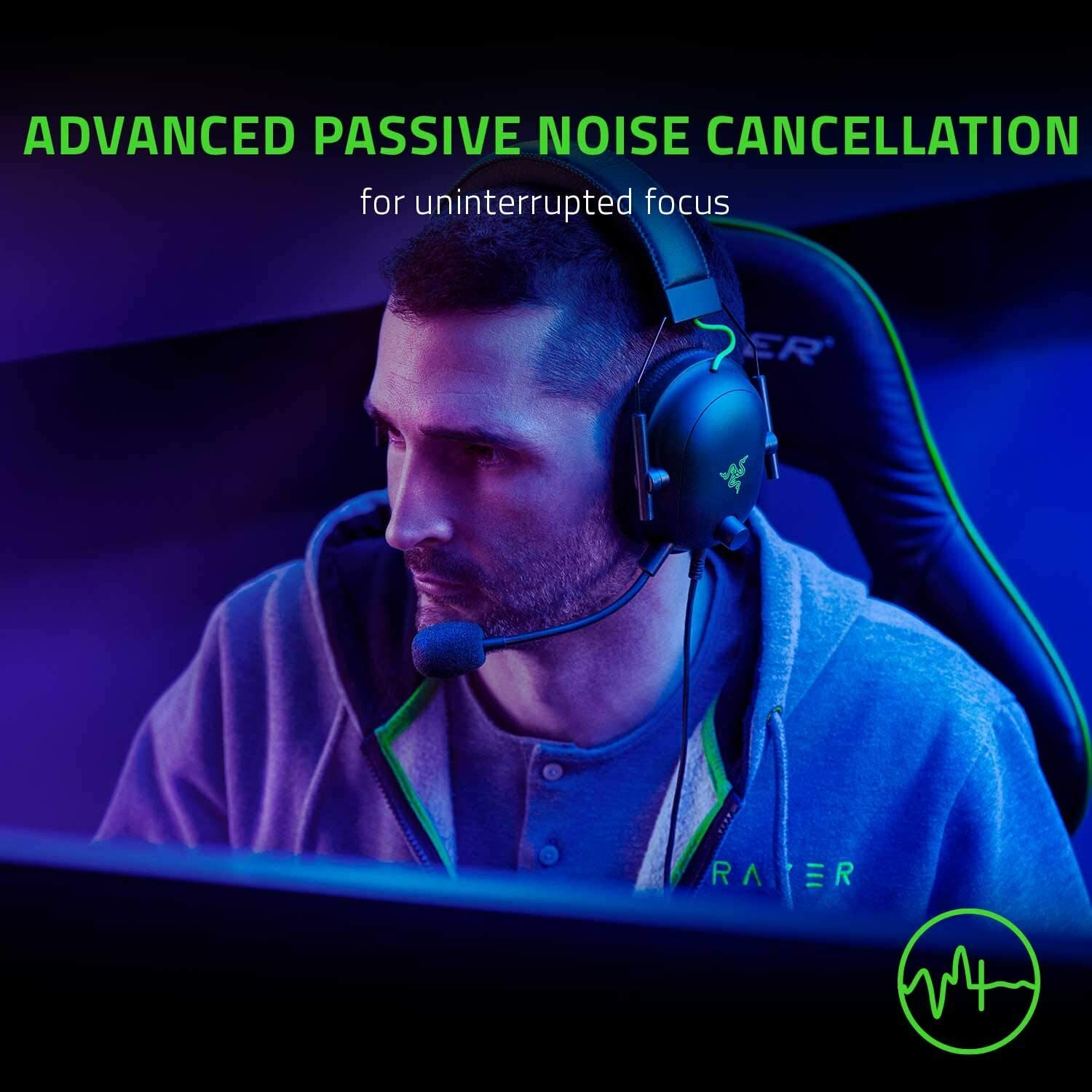Razer – BlackShark V2 X Wired 7.1 Surround Sound Gaming Headset for PC PS5 XBOX