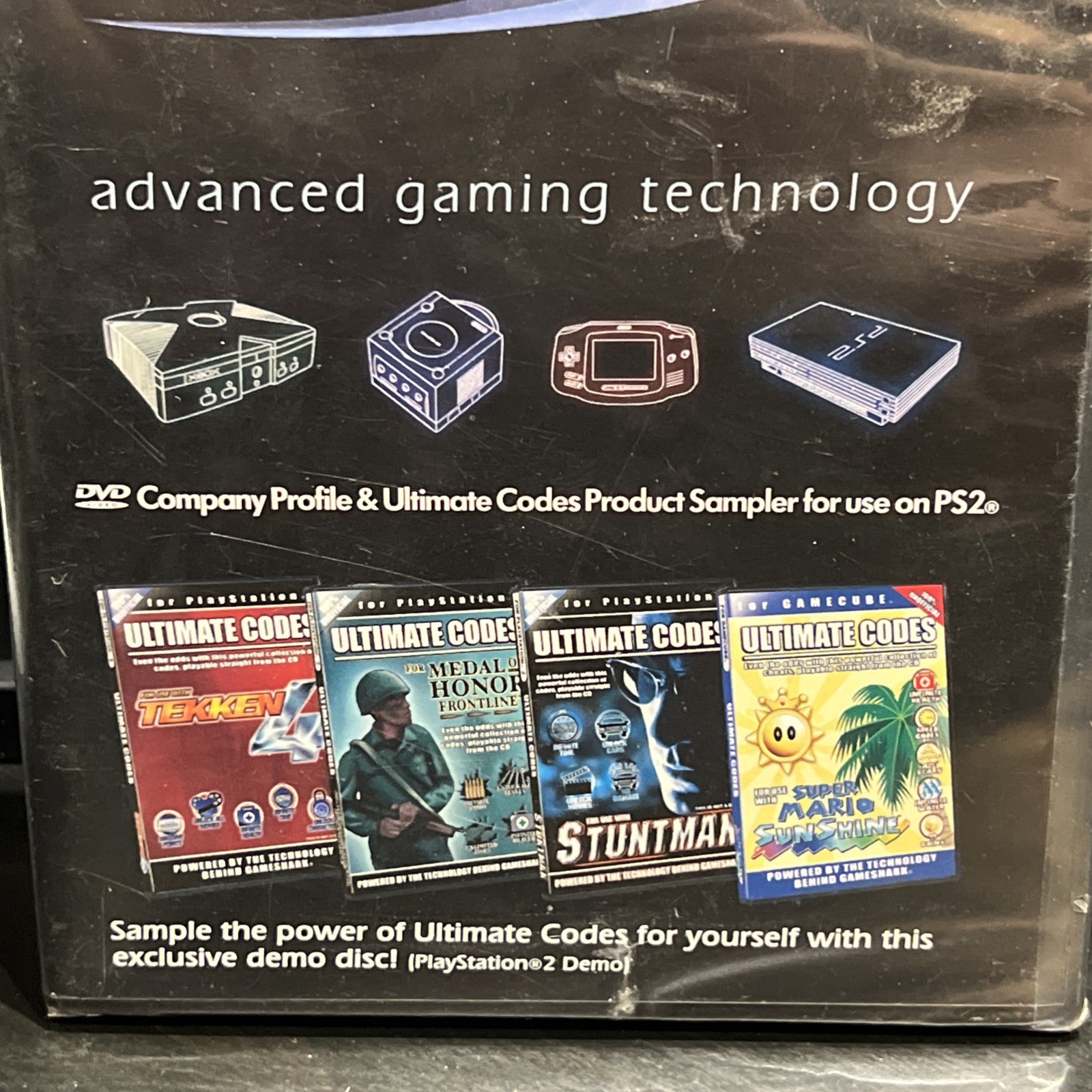 Datel Advanced Gaming Technology + Ultimate Codes Product Sampler for use on PS2