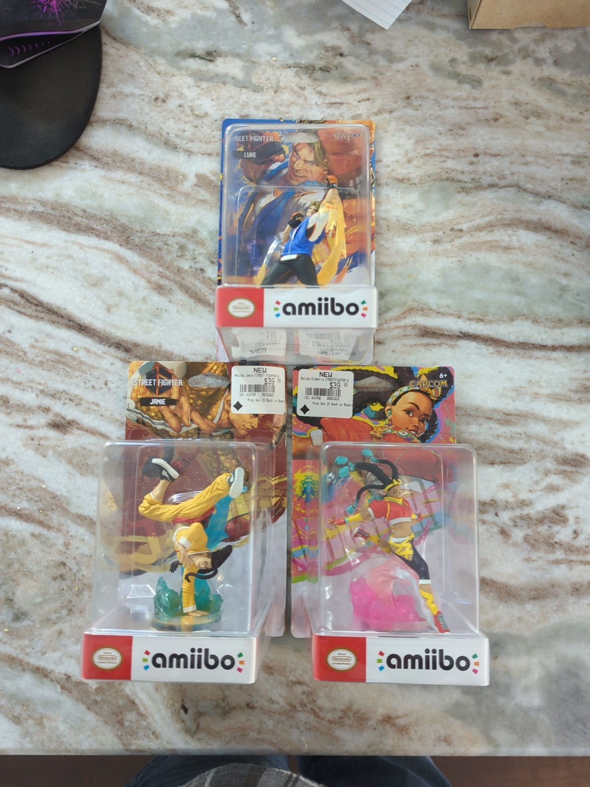 Nintendo amiibo Street Fighter 6 Kimberly Luke Jamie Set New