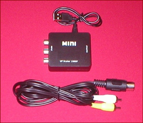 6Ft RCA AV Cable & TV Converter Adapter For Atari 800 800XL 1200XL Computer NEW