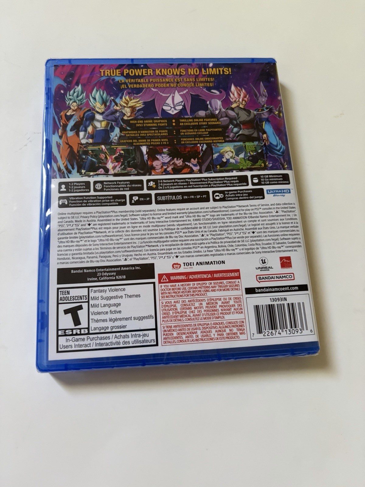 Dragon Ball: FighterZ – Sony PlayStation 5 Brand NEW Sealed!! Bandai Namco!!!!