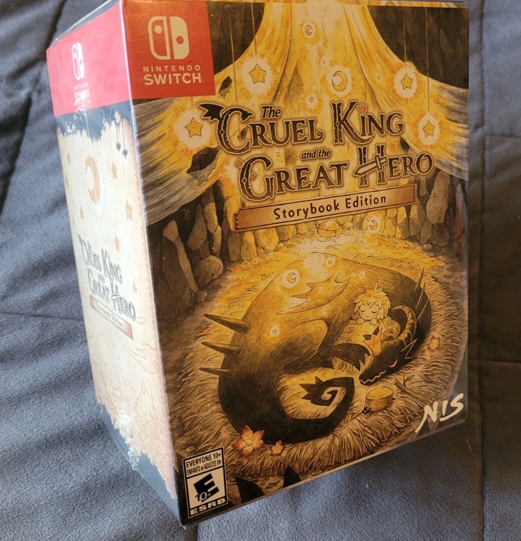 New Sealed The Cruel King and the Great Hero Storybook Edition Nintendo Switch