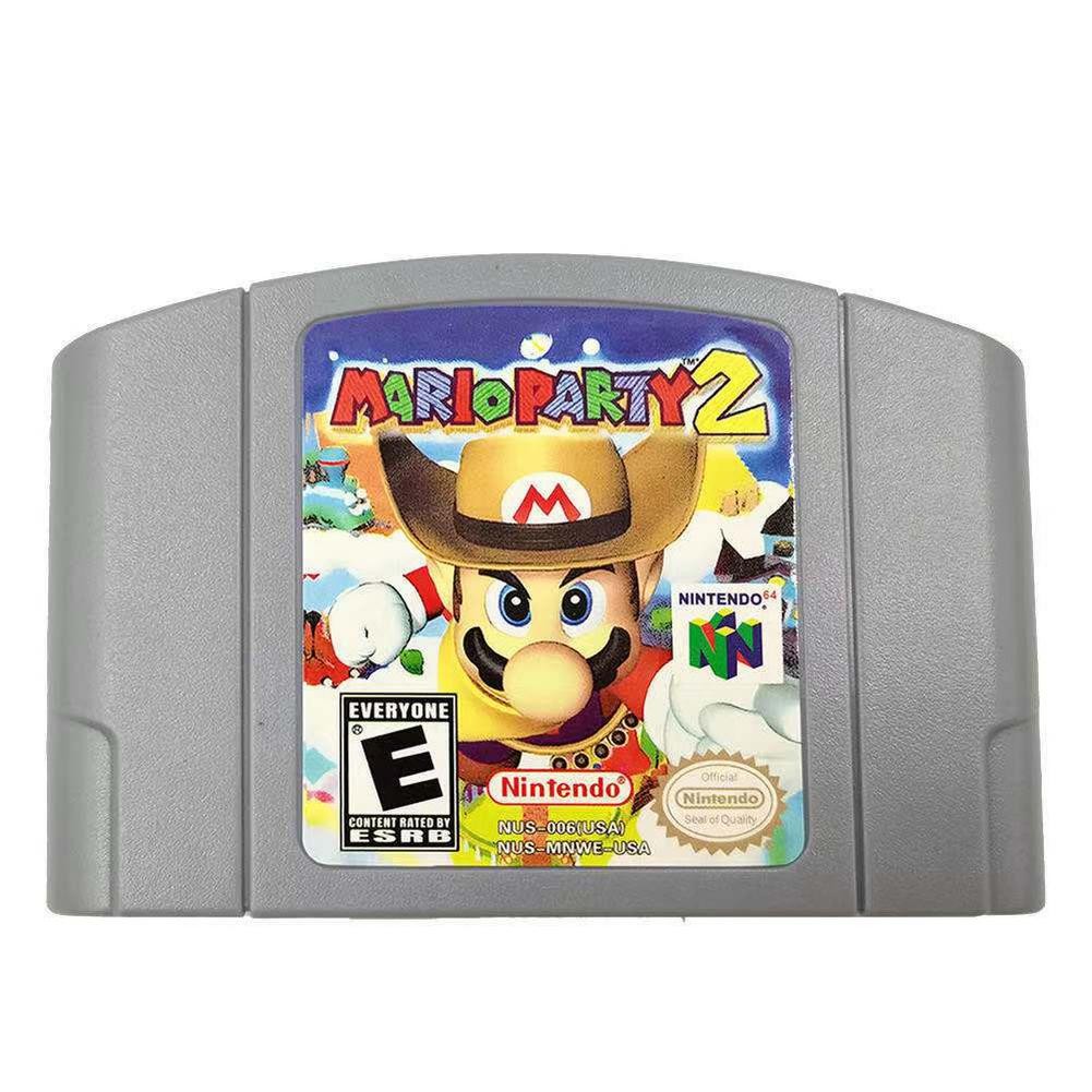 Mario Party 2 – Nintendo 64 (N64) In excellent condition Hard to find Near mint