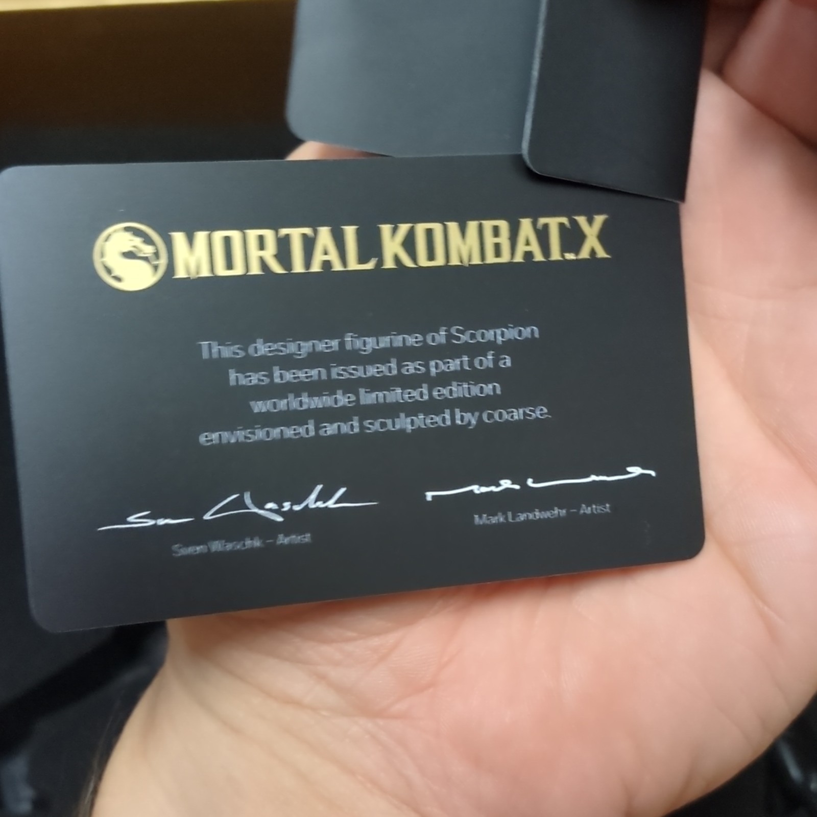 Mortal Kombat X Kollector’s Edition by Coarse w/ Scorpion Figure Set PS4