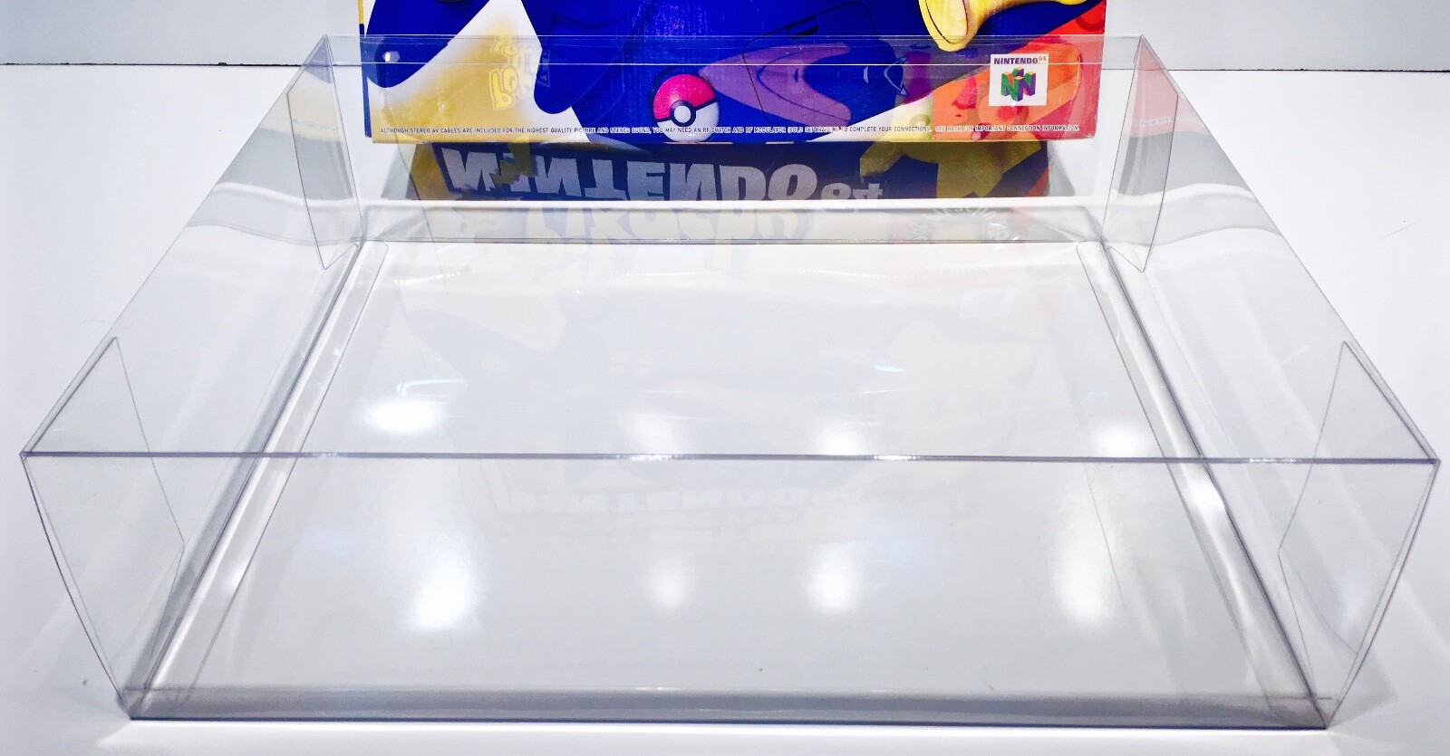 1 Console Box Protector For N64 Pikachu Edition Nintendo 64 Pokemon NTSC ONLY!