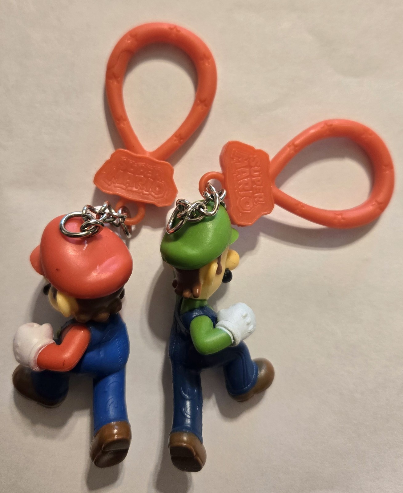 2 Paladone Nintendo Super Mario Backpack Buddies Mario & Luigi Bag Clip S20