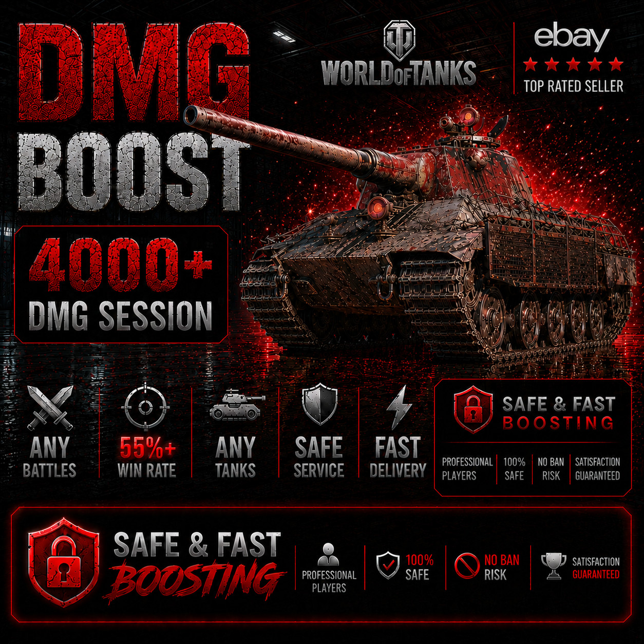 World Of Tanks l TOP DMG BATTLES l 4000+ DMG l NA EU SERVERS l WOT
