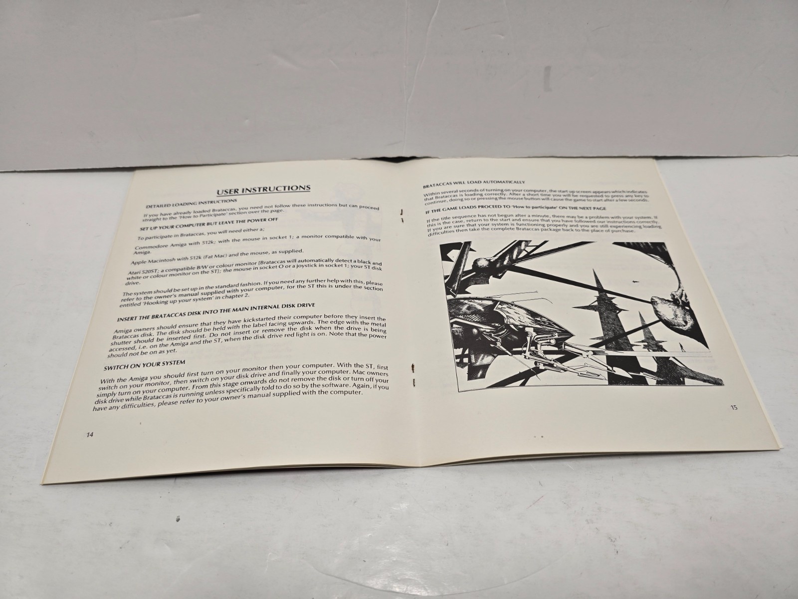 Rare Brataccas w/ Manual 3.5″ Commodore Amiga