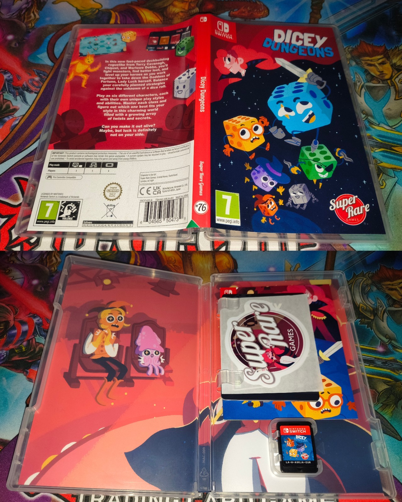 Dicey Dungeons Nintendo Switch Super Rare Games #67 (CIB)