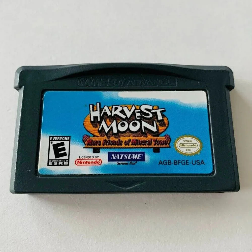 Harvest Moon More Friends of Mineral Town GBA Video Game Gameboy Advance NEW