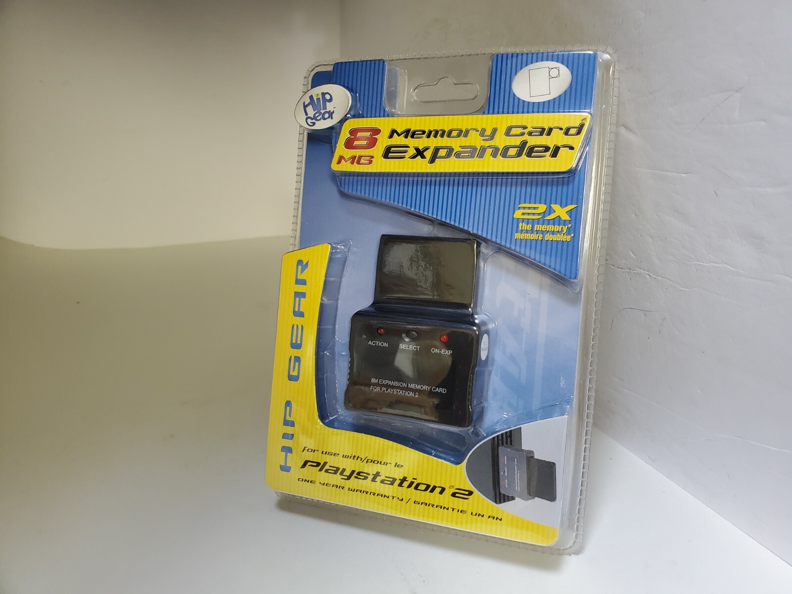 NEW HIP GEAR 8MB Memory Card Expander Expansion pack for Playstation 2 PS2 #N56