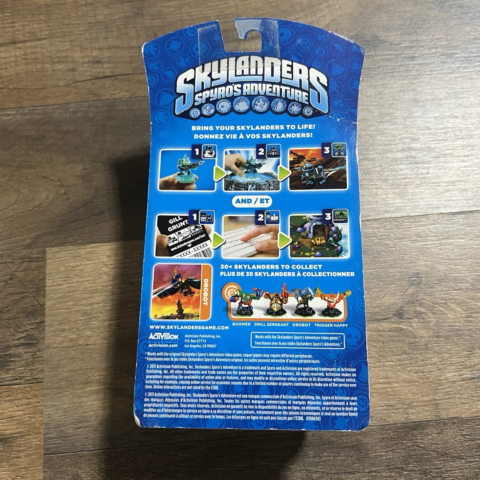 Skylanders Spyro’s Adventure: Drobot Figure Series SINB Rare Activision