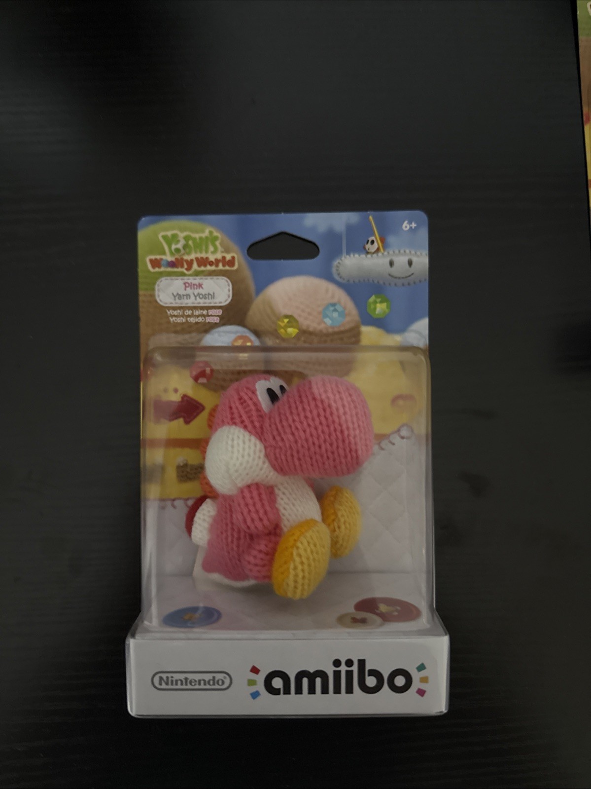 Yarn Yoshi Amiibo Lot Set x3 Light Blue Green Pink Nintendo Yoshi’s Woolly World