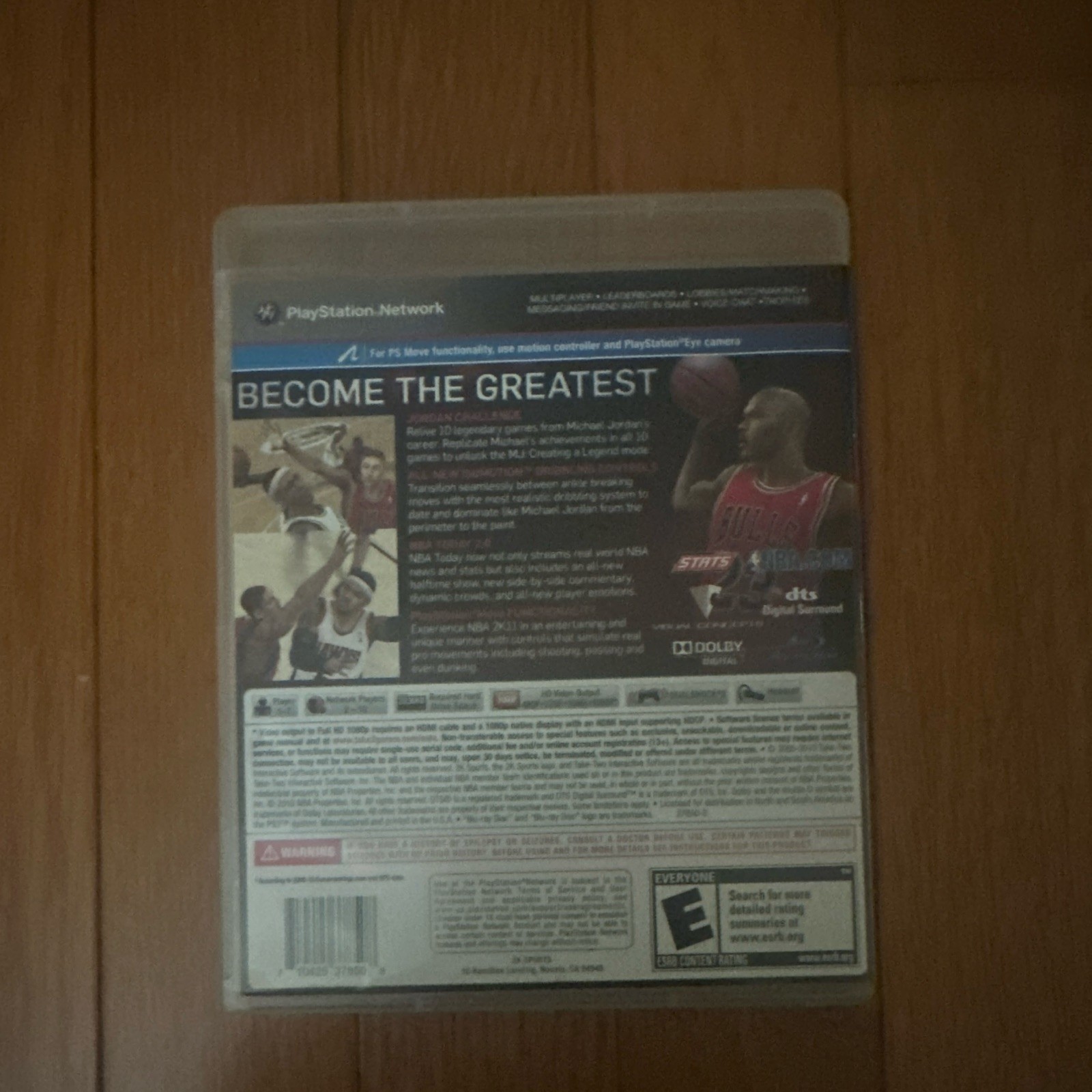 2K Sports NBA 2K11 Sony PlayStation 3, Multiplayer, NTSC-U/C, Case & Disc