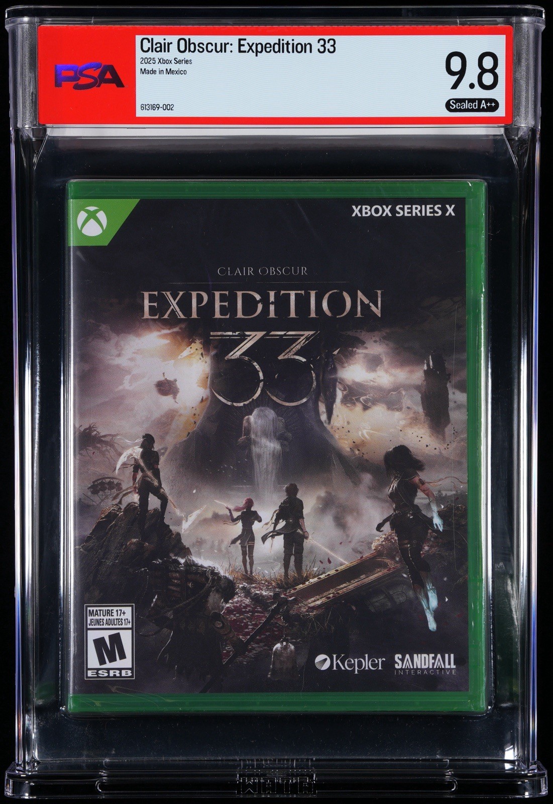 Expedition 33 PSA Graded 9.8 A++ Xbox