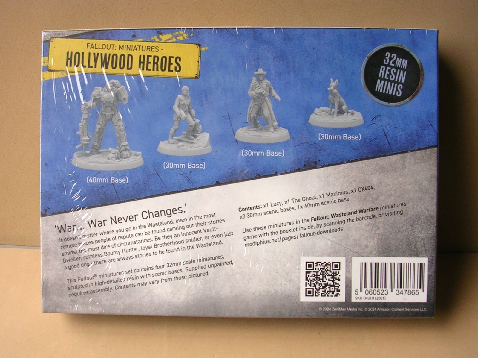 Fallout Wasteland Warfare Hollywood Heroes Lucy Ghoul Maximus Dogmeat