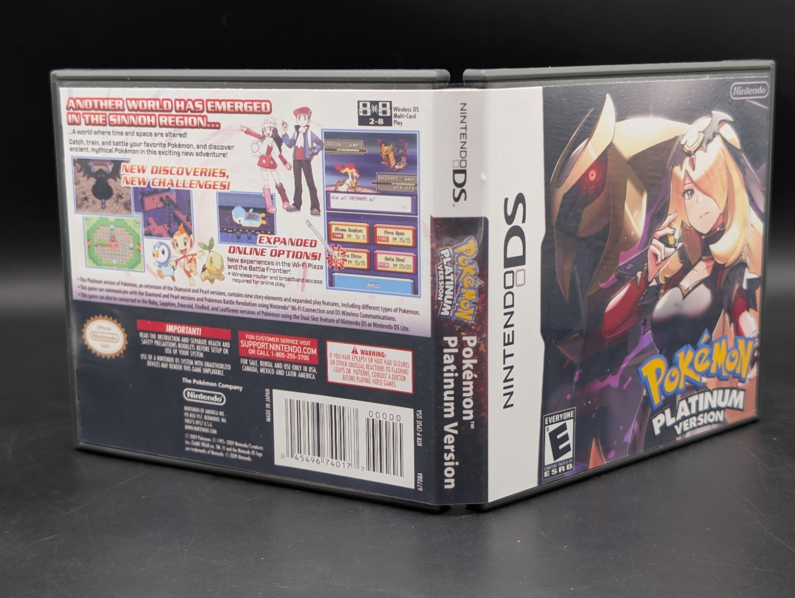 Pokémon Platinum Version ( Nintendo DS ) Authentic W/ Custom Cover Art – Tested