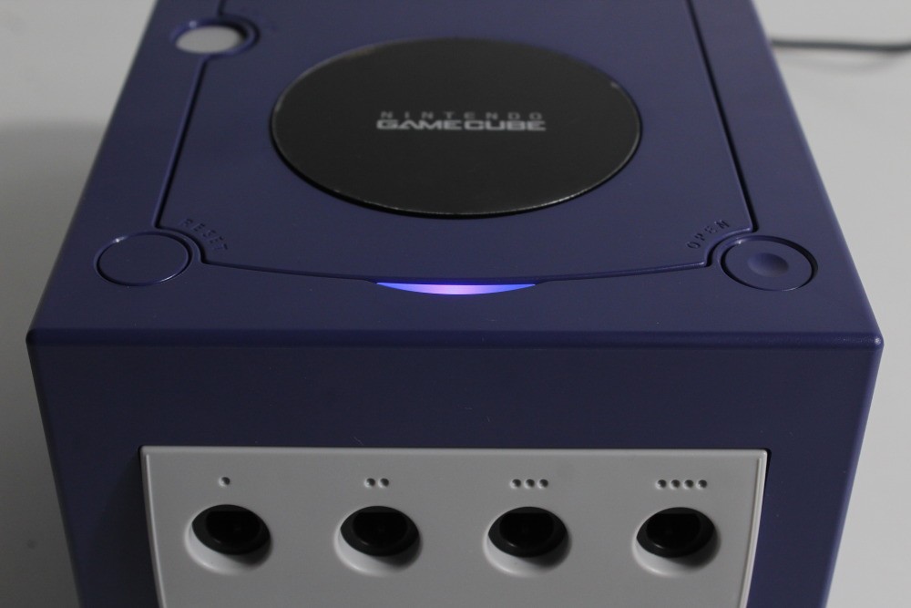 Nintendo Gamecube Console Indigo Purple LED NTSC-U/C DOL-001 GC PLAY US GAMES