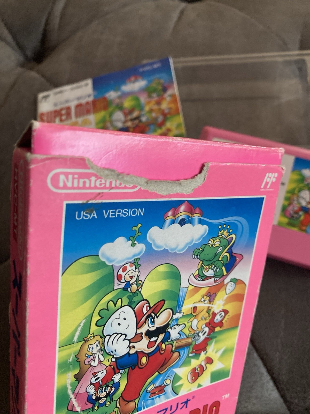 1992 Super Mario USA. Nintendo Famicom Game. Made In Japan. Original