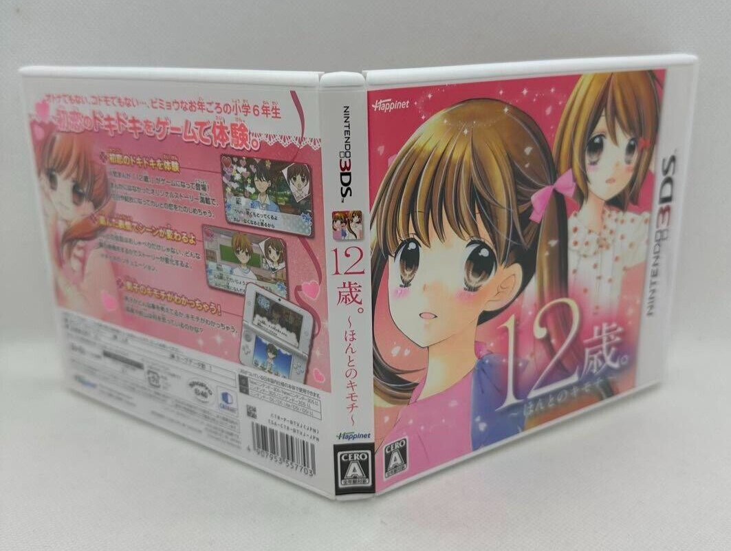 Age 12 Years Old Melting Puzzle & True Feelings & Love Diary set Nintendo 3DS