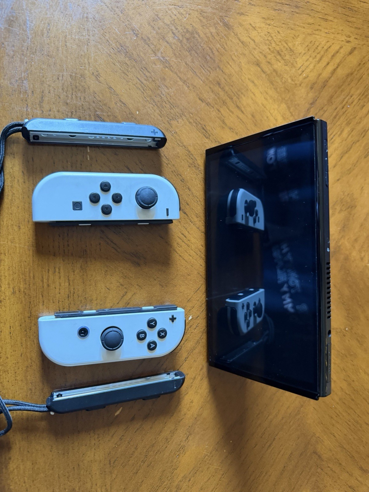 Nintendo OLED Switch 32GB Console w/ White Joy-Con & Grip, Wi-Fi USB-C
