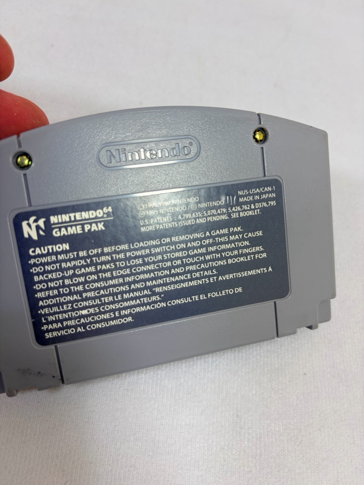 Pokémon Snap Nintendo 64 N64 Authentic Cartridge Tested Working Cleaned
